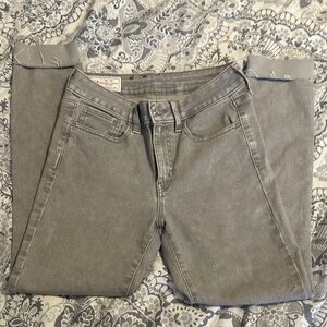 GAP Women's Straight Leg Jeans in Gray